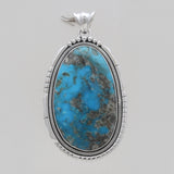 Kingman Turquoise Silver Pendants