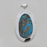 Kingman Turquoise Silver Pendants
