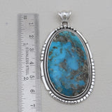 Kingman Turquoise Silver Pendants