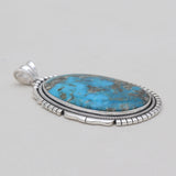Kingman Turquoise Silver Pendants