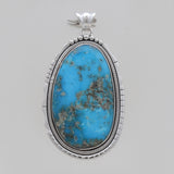 Kingman Turquoise Silver Pendants