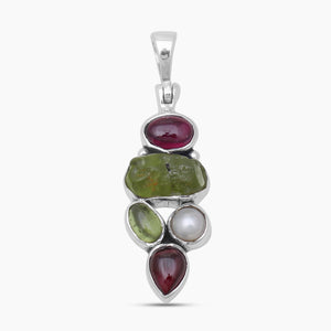 Peridot Silver Pendants