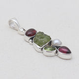 Peridot Silver Pendants
