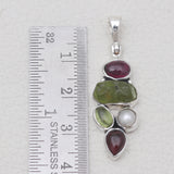 Peridot Silver Pendants