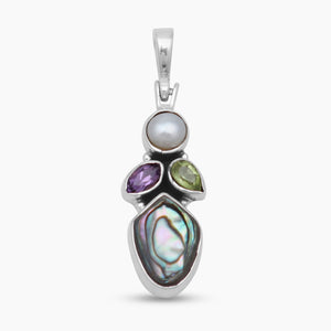 925 Silver Abalone Shell Pendants