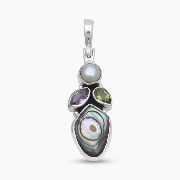 925 Silver Abalone Shell Pendants