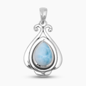 925 Sterling Silver Larimar Pendants