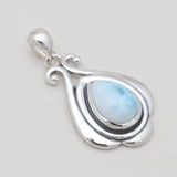 925 Sterling Silver Larimar Pendants