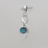Turquoise Spiny Oyster Silver Pendants