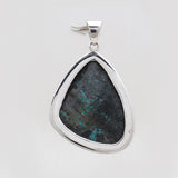 925 Sterling Silver Carving Turquoise Pendants