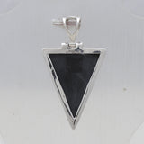 Black Onyx Silver Pendant