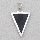 Black Onyx Silver Pendant