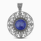 Lapis Lazuli Silver Pendants