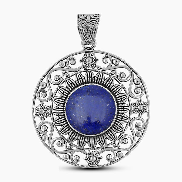 Lapis Lazuli Silver Pendants
