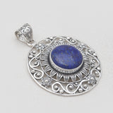Lapis Lazuli Silver Pendants
