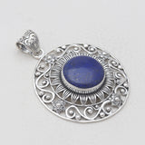 Lapis Lazuli Silver Pendants
