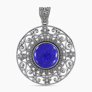 Lapis Lazuli Silver Pendants