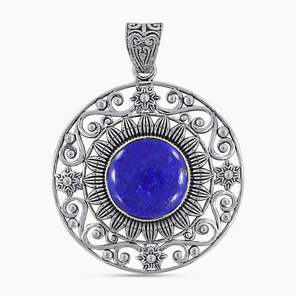 Lapis Lazuli Silver Pendants