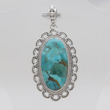 925 Sterling Silver Boulder Turquoise Pendants