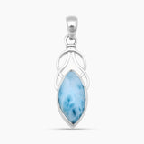925 Sterling Silver Larimar Pendants