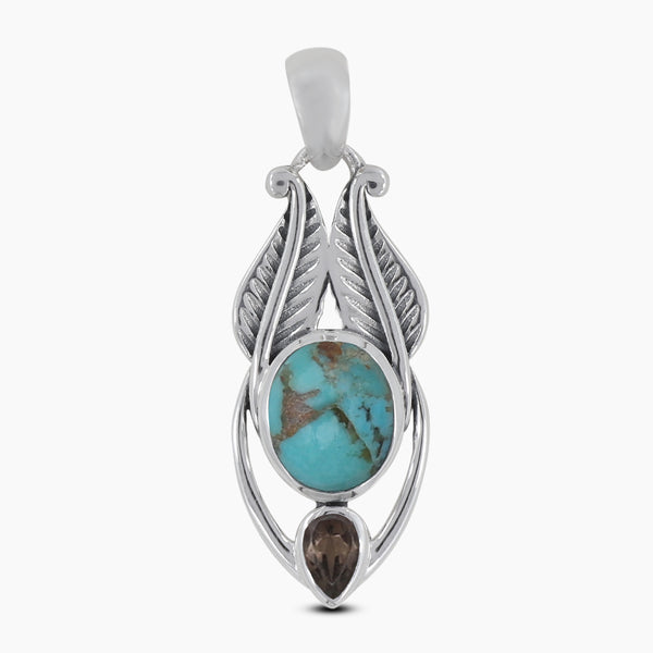925 Sterling Silver Boulder Turquoise Pendants