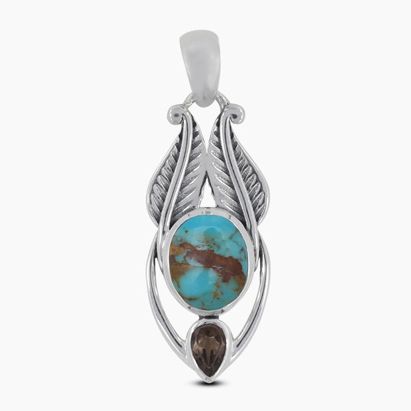 925 Sterling Silver Boulder Turquoise Pendants