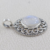 925 Silver Blue Lace Agate Pendant