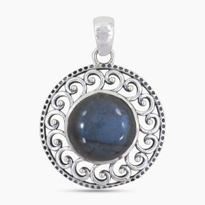 925 Sterling Silver Rainbow Moonstone Pendants