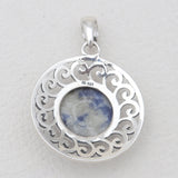 925 Sterling Silver Sodalite Pendants