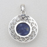 925 Sterling Silver Sodalite Pendants