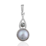 925 Sterling Silver Pearl Pendant