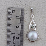 925 Sterling Silver Pearl Pendant