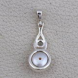 925 Sterling Silver Pearl Pendant