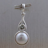 925 Sterling Silver Pearl Pendant