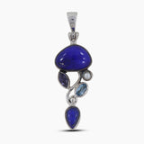 925 Sterling Silver Lapis Lazuli Pendants