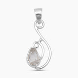 925 Silver Herkimer Quartz Pendants