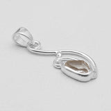 925 Silver Herkimer Quartz Pendants