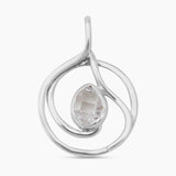 925 Silver Herkimer Quartz Pendants