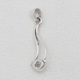 925 Sterling Silver Herkimer Quartz Pendants