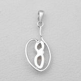 925 Silver Herkimer Quartz Pendants