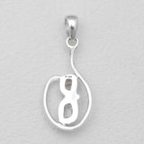 925 Silver Herkimer Quartz Pendants