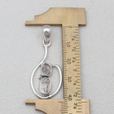 925 Silver Herkimer Quartz Pendants