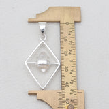 925 Silver Herkimer Quartz Pendants