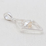 925 Silver Herkimer Quartz Pendants