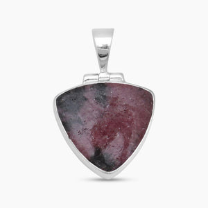 925 Sterling Silver Rhodonite Pendants