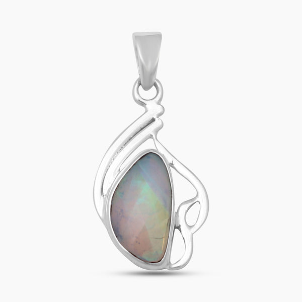 925 Sterling Silver Ethiopian Opal Pendants