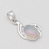 925 Sterling Silver Ethiopian Opal Pendants