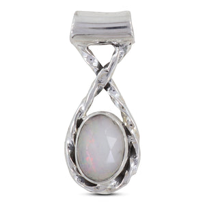 925 Sterling Silver Ethiopian Opal Pendant