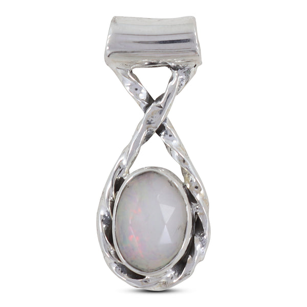 925 Sterling Silver Ethiopian Opal Pendant