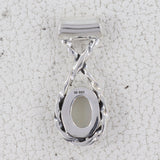 Ethiopian Opal Gemstone Silver Pendant